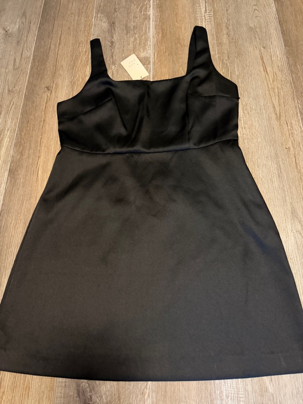 a new day Black Sleeveless Mini A-Line Dress
